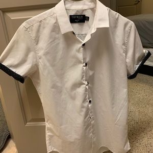 Top man short sleeve button up
